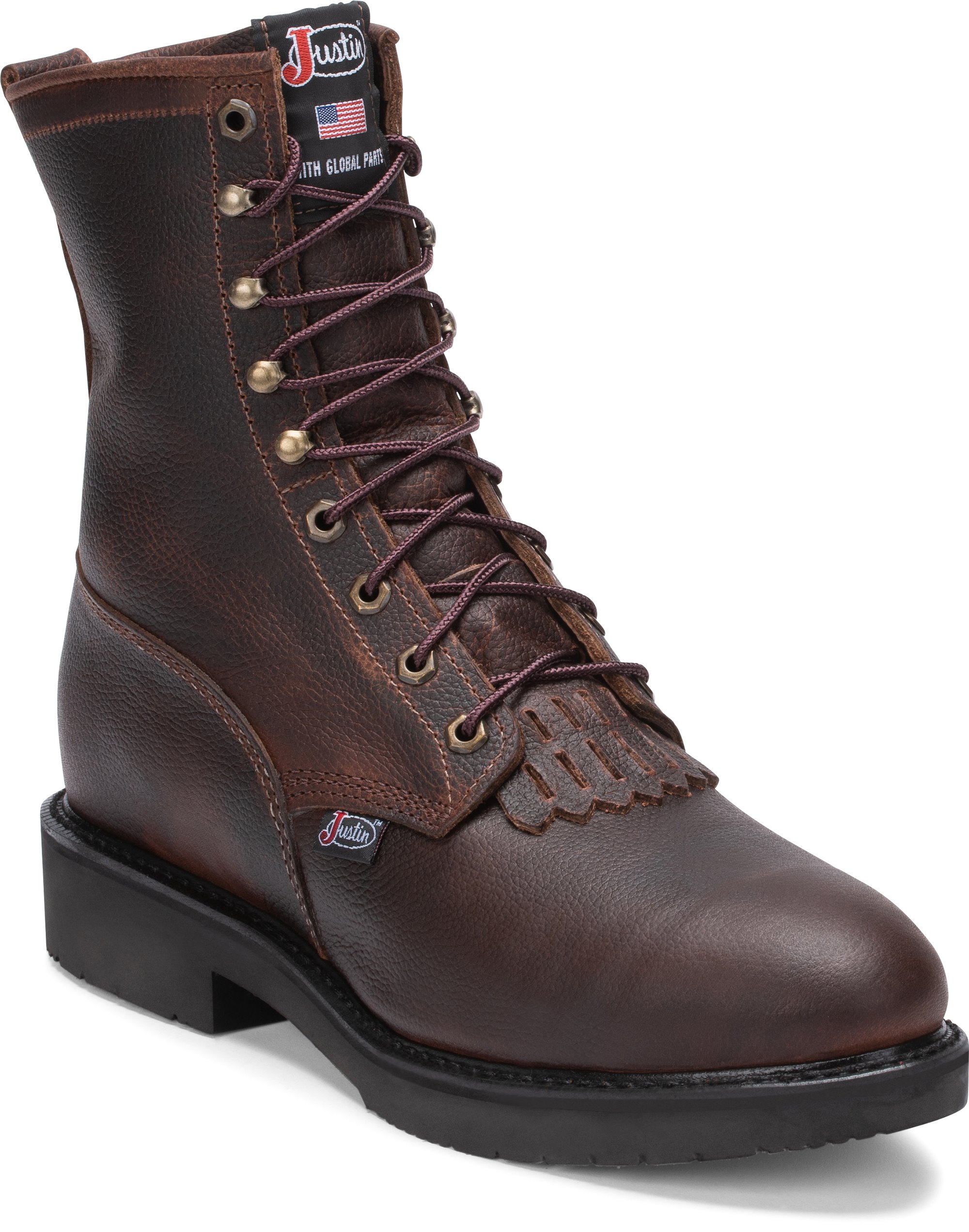 justin steel toe work boots